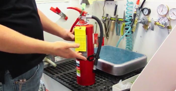 how often should fire extinguishers be inspected